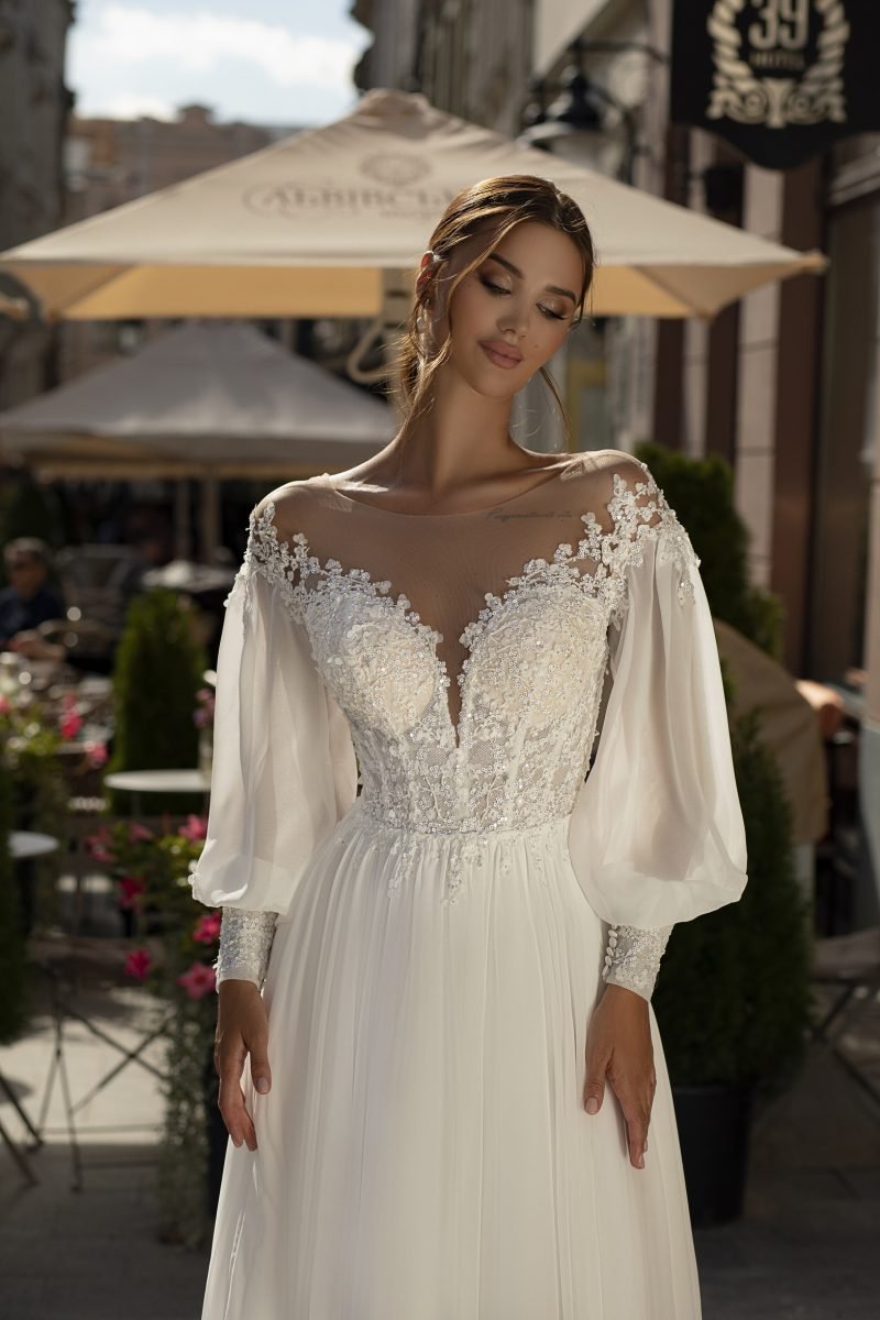 Robe De Mariée Simple Bohème