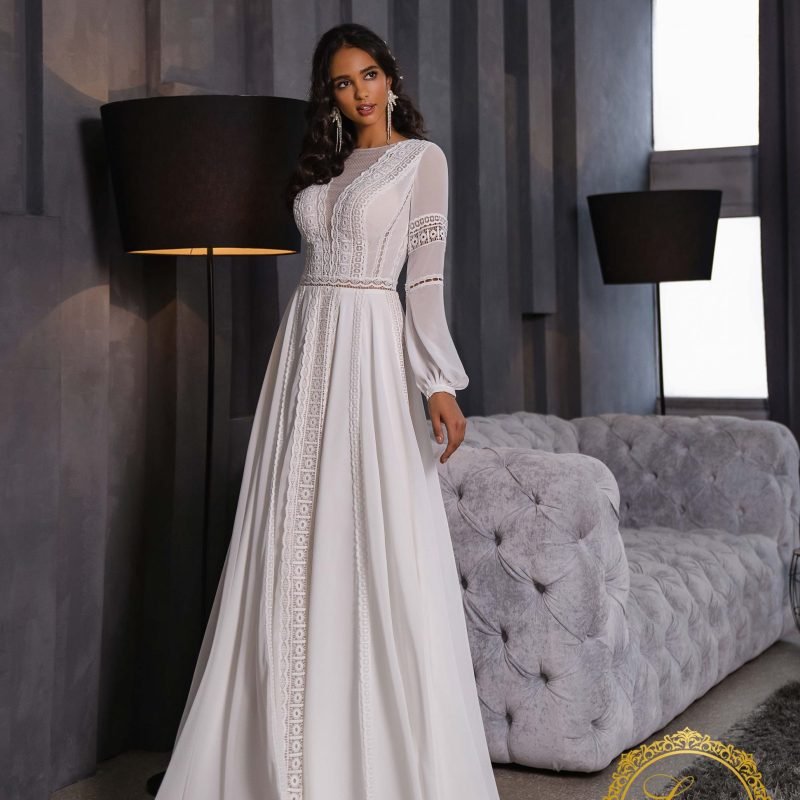 Robe De Mariée Simple Pour Mariage Civil