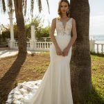 Robe De Mariée Sirène Dos Nu Blanche