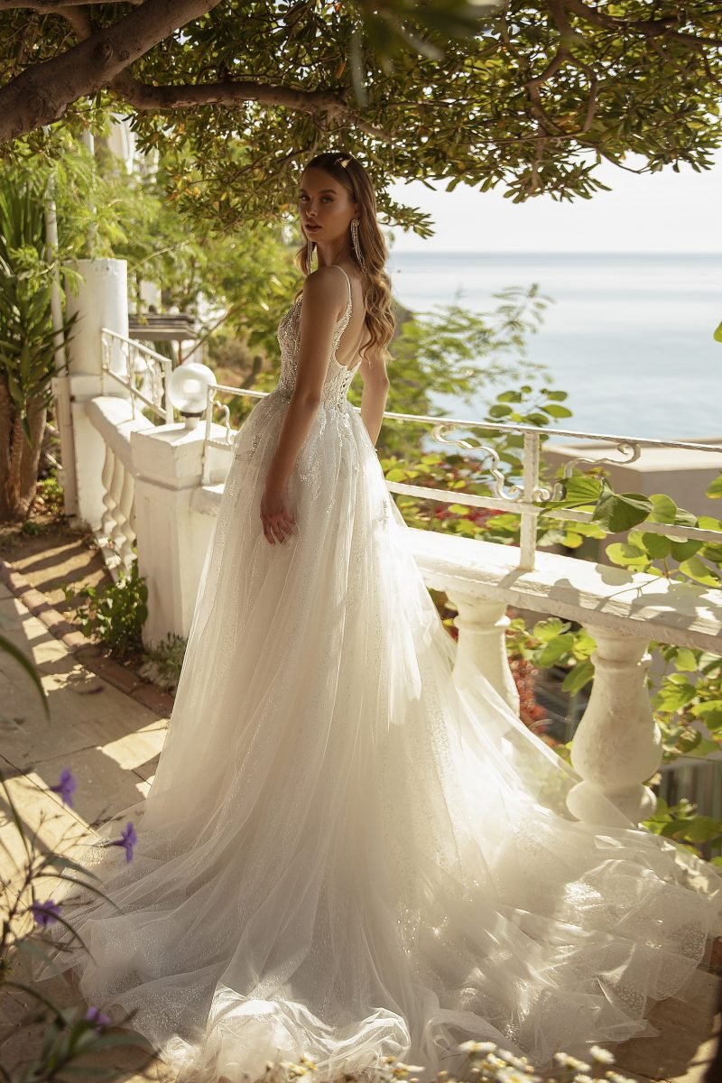 Robe De Mariée Princesse Bohème Blanche – Image 2