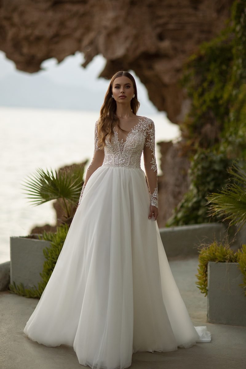 Robe De Mariée Dentelle Et Tulle Blanche