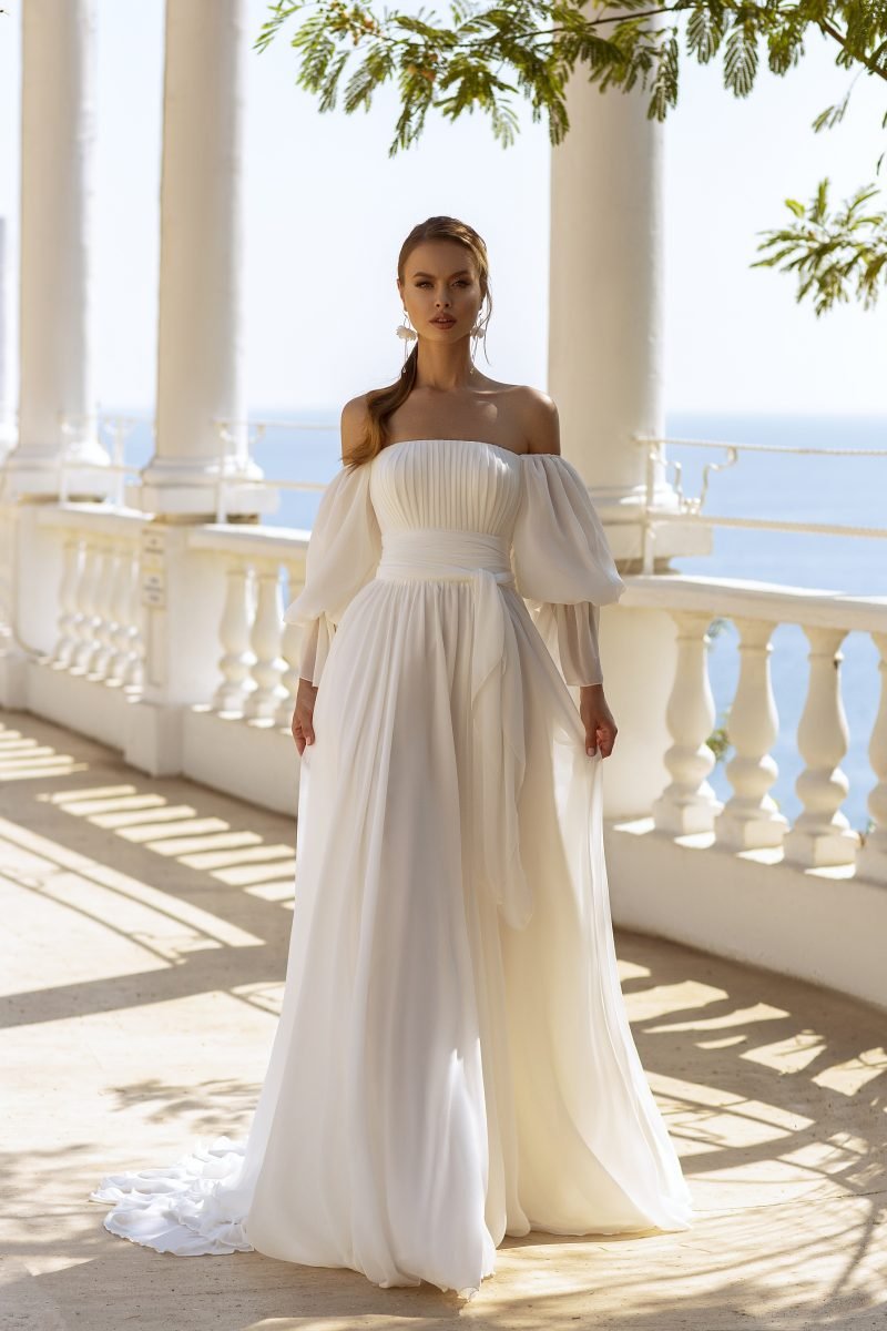 Robe De Mariée Fluide Blanche