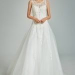 Robe De Mariée Motifs Floraux