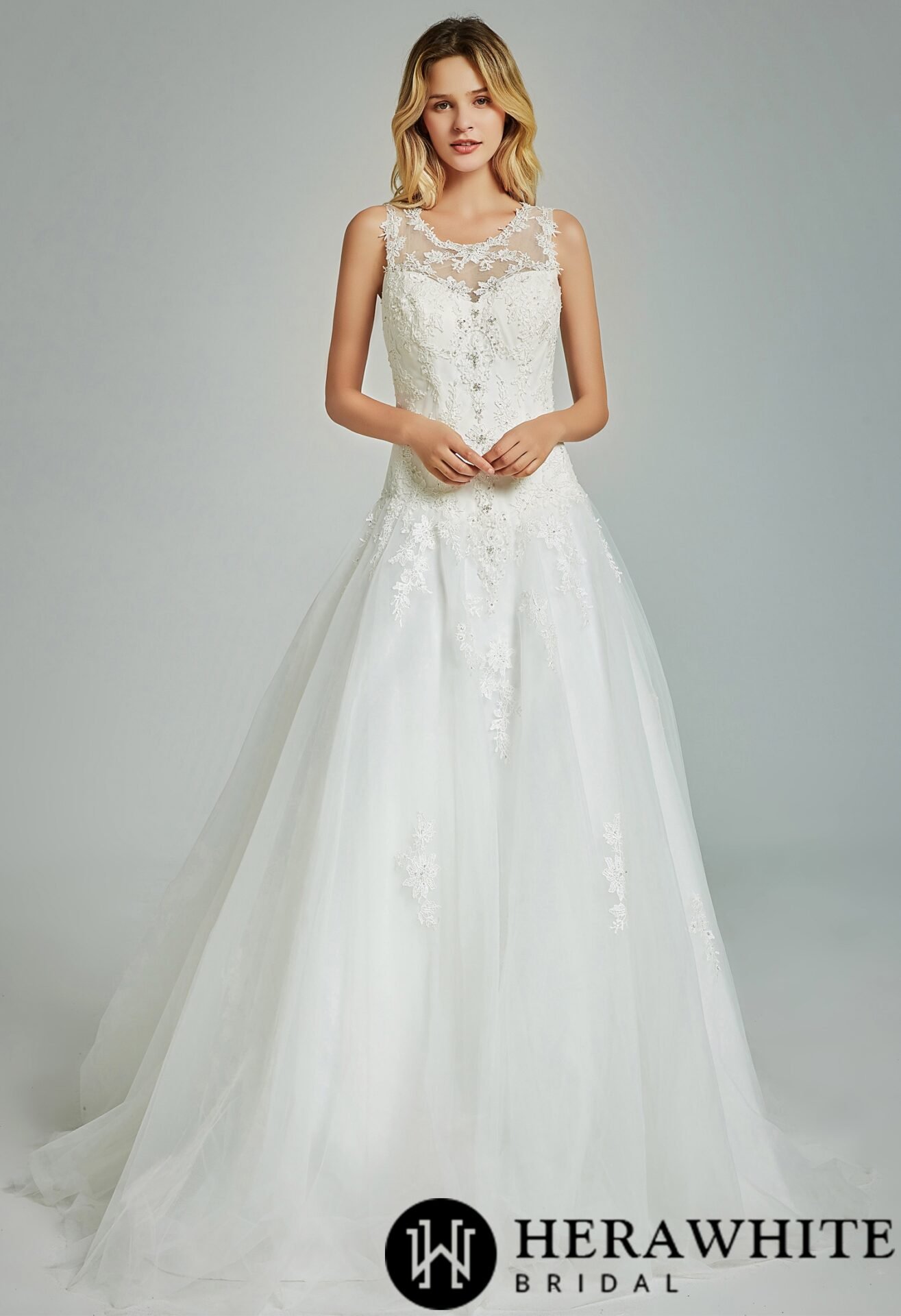 Robe De Mariée Motifs Floraux