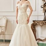 Robe de Mariée Sirène Broderies Florales