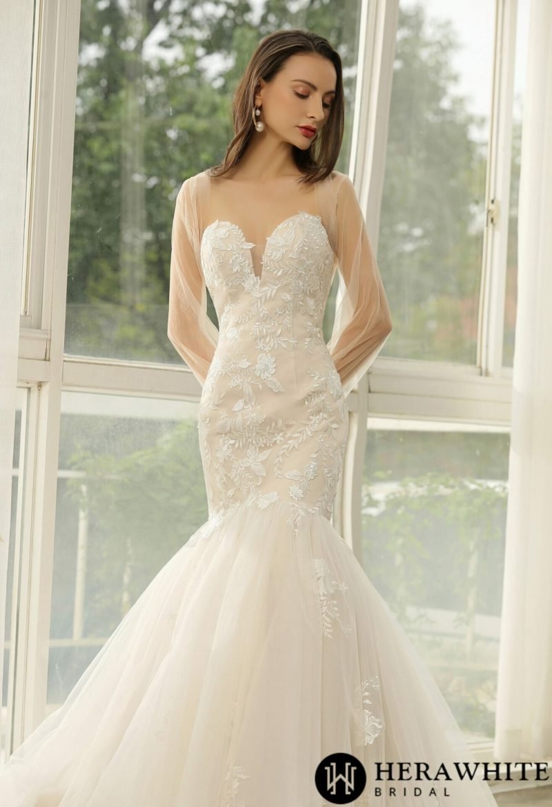 Robe de Mariée Sirène Bustier – Image 3