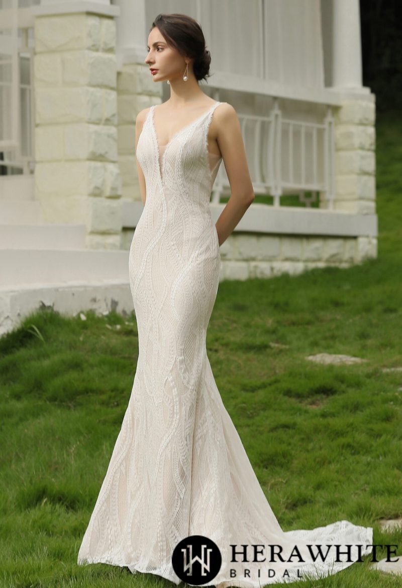 Robe de Mariée Sirène Champêtre – Image 2