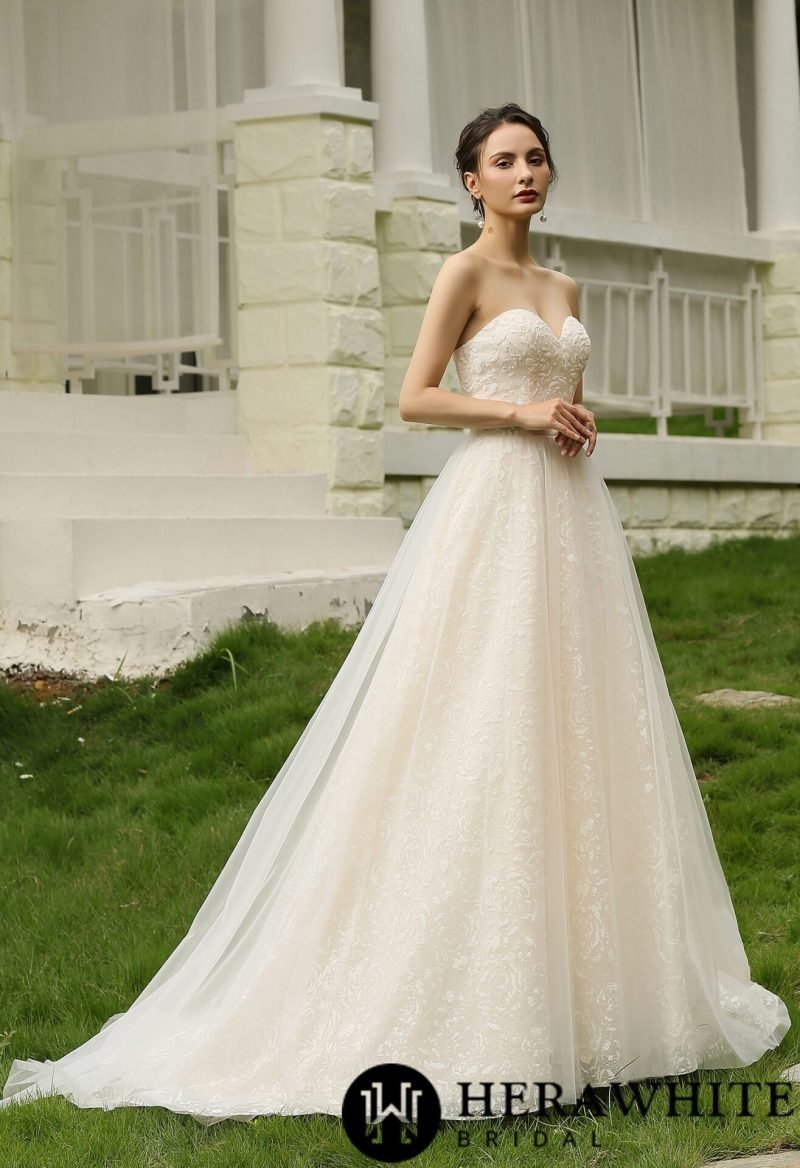 Robe De Mariée Princesse Bustier – Image 2