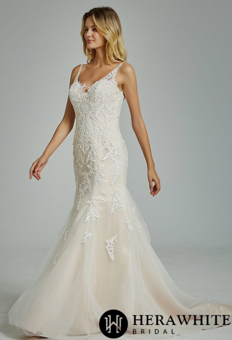 Robe de Mariée en Tulle Brodé – Image 3