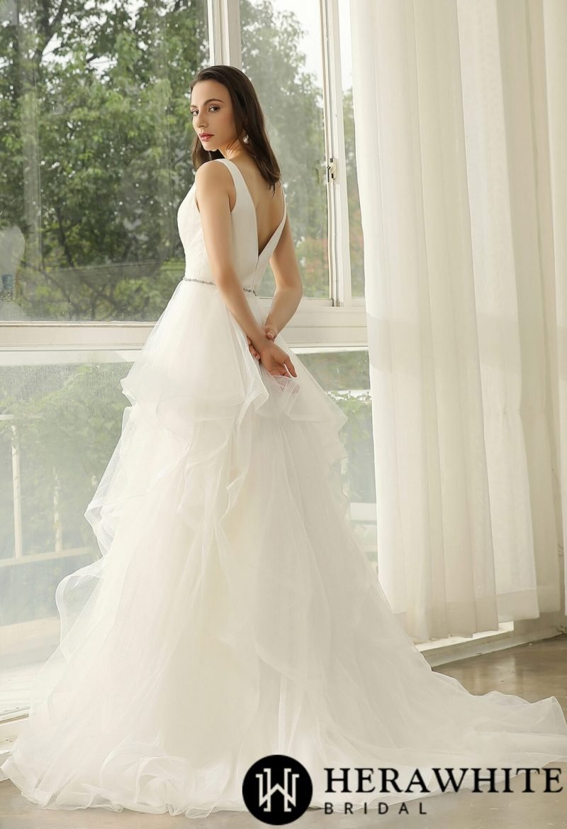 Robe de Mariée Princesse Strass Et Paillettes – Image 7
