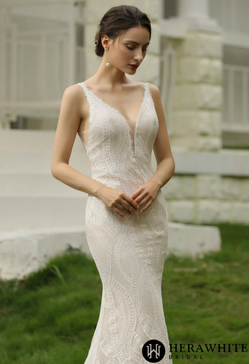 Robe de Mariée Sirène Champêtre – Image 4