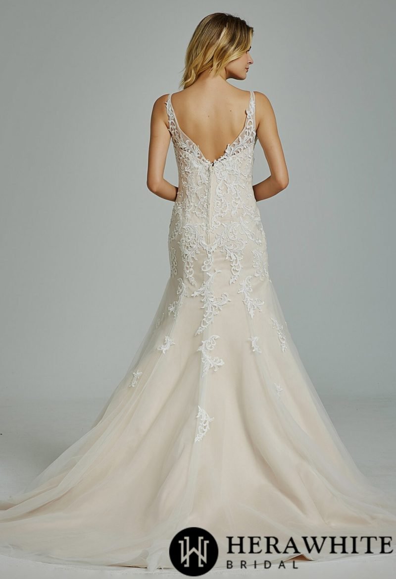 Robe de Mariée en Tulle Brodé – Image 4