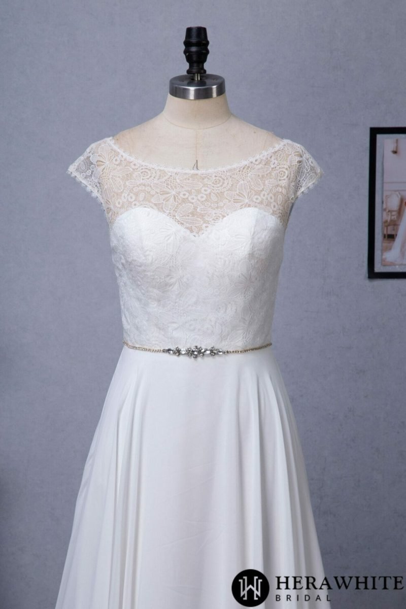 Robe De Mariée Fluide Dentelle – Image 7