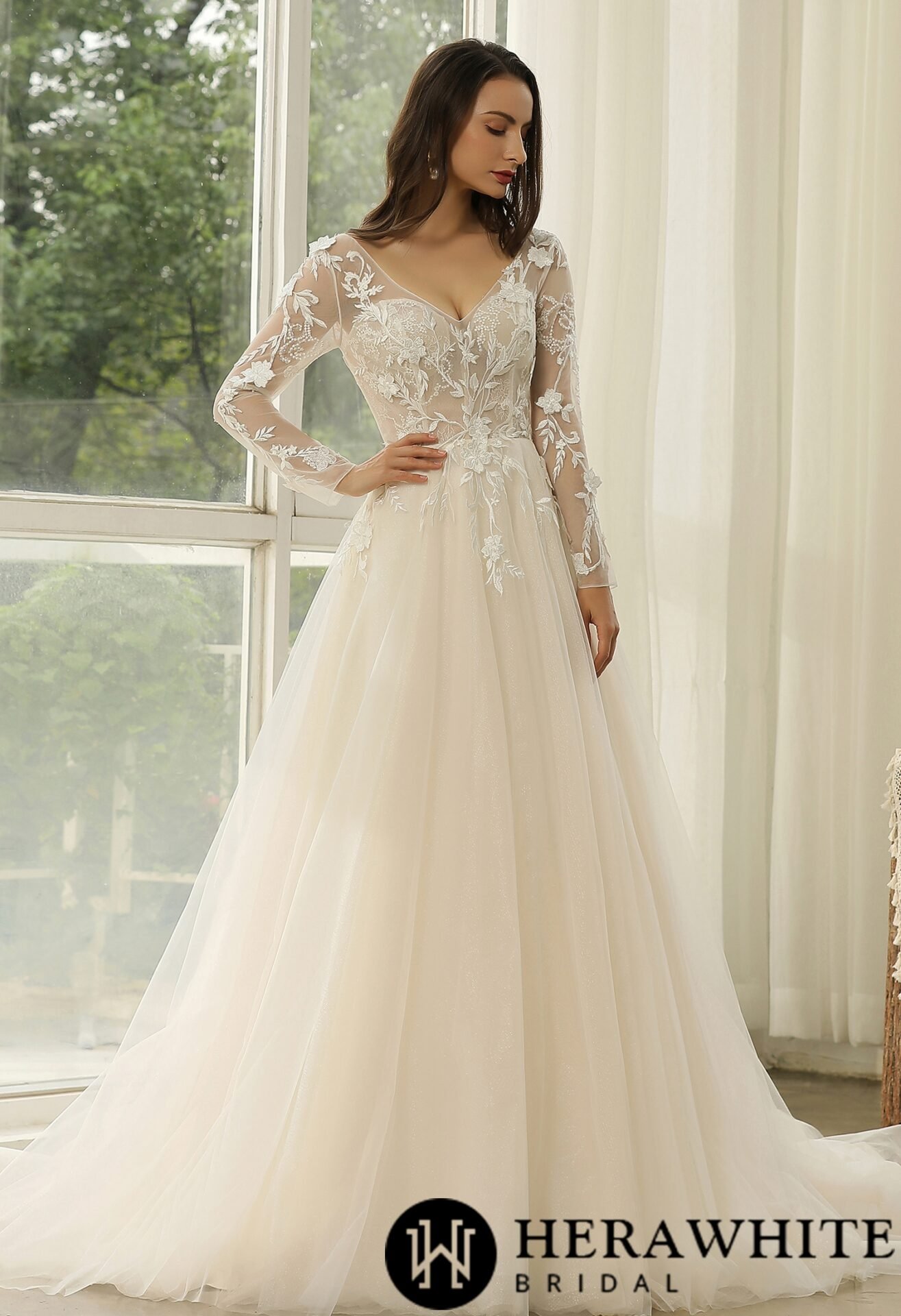 Robe De Mariée Manches Longues