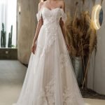 Robe De Mariée Princesse A Manches Détachables