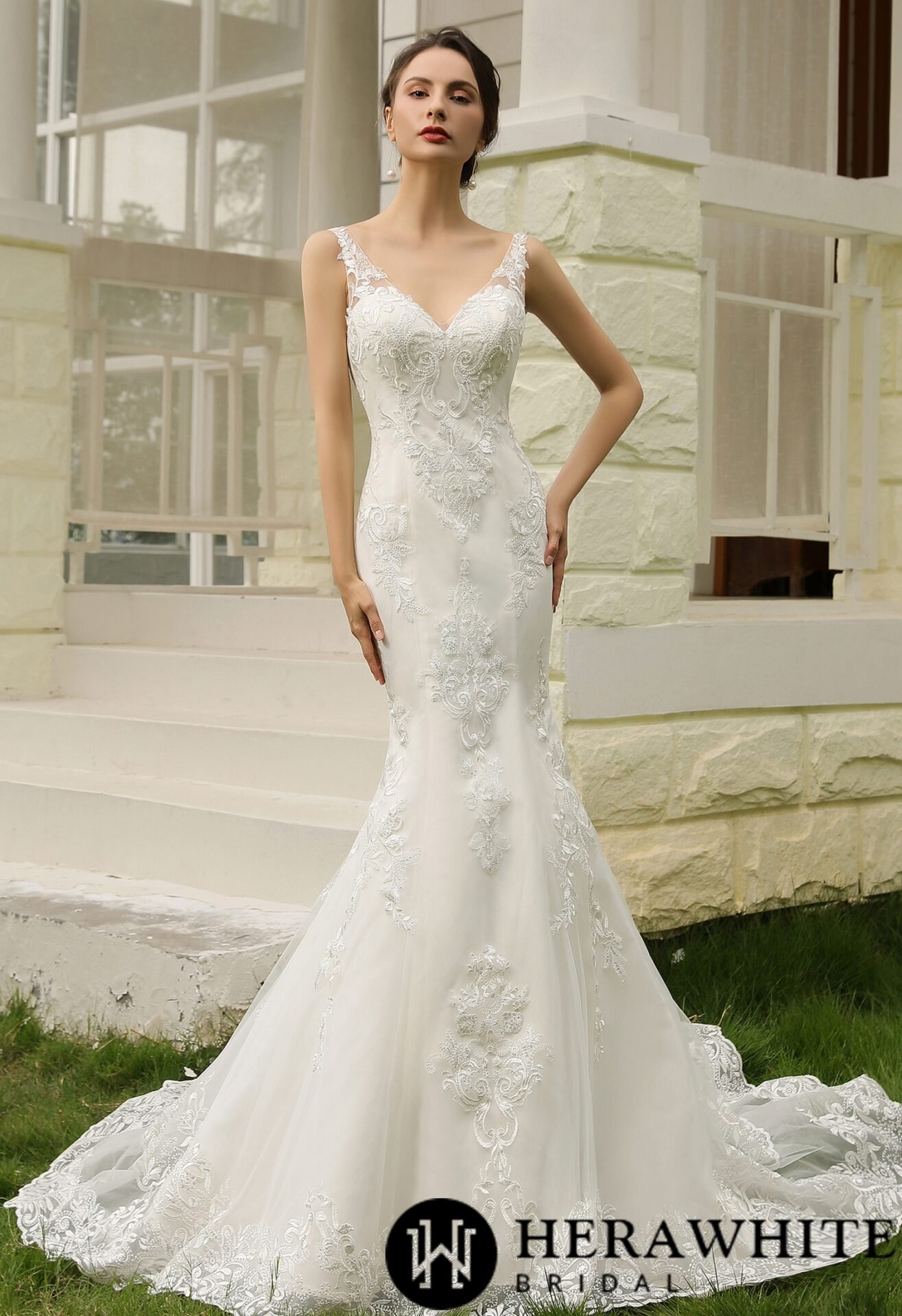 Robe de Mariée Sirène Dos Nu