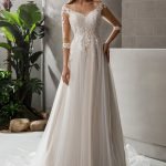 Robe De Mariée Florale Ligne A