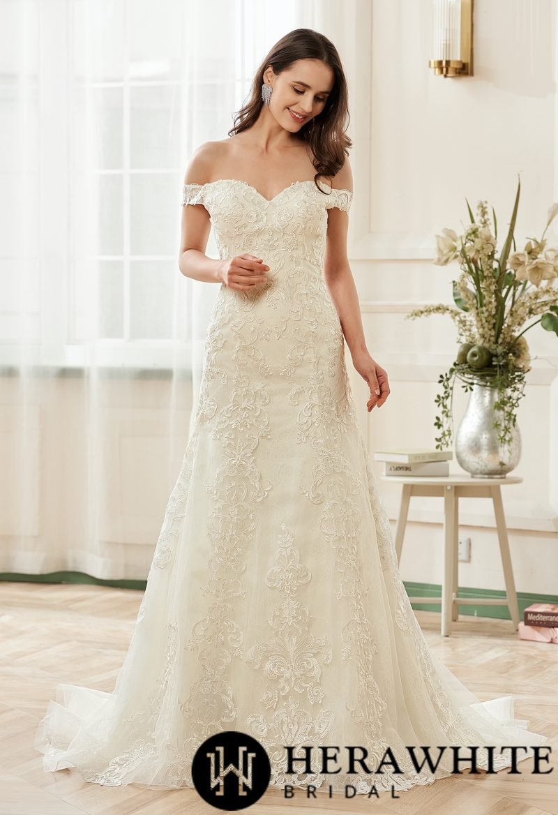 Robe de Mariée Brodée