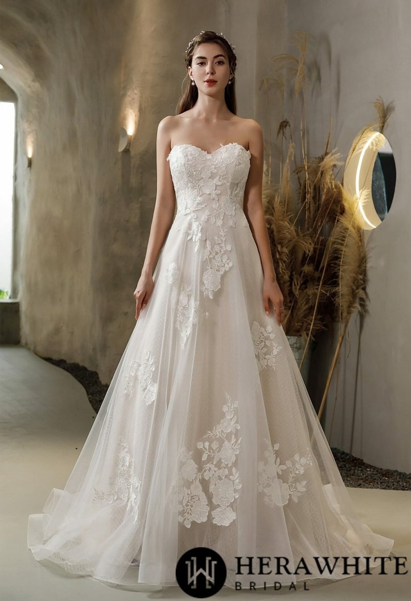 Robe De Mariée Princesse A Manches Détachables – Image 6