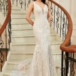 Robe De Mariée Trompette Col V