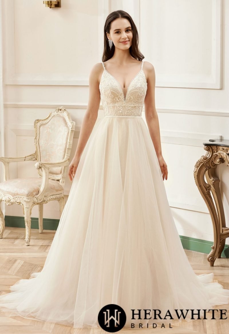 Elégante Robe de Mariée Simple