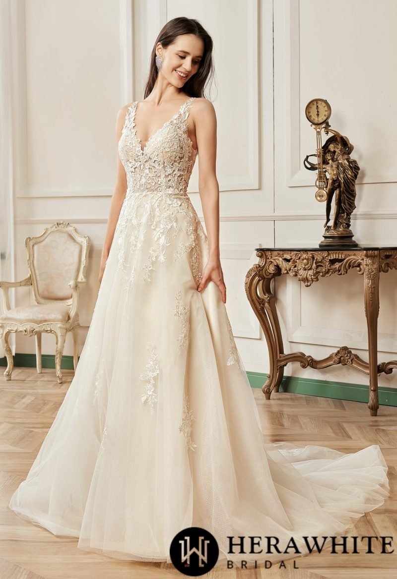 Robe de Mariée Simple Champêtre