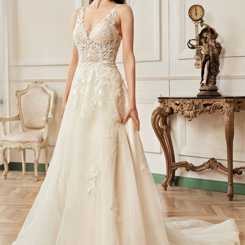 Robe de Mariée Simple Champêtre