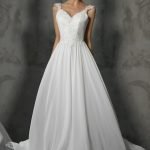 Robe De Mariée Simple En Mousseline