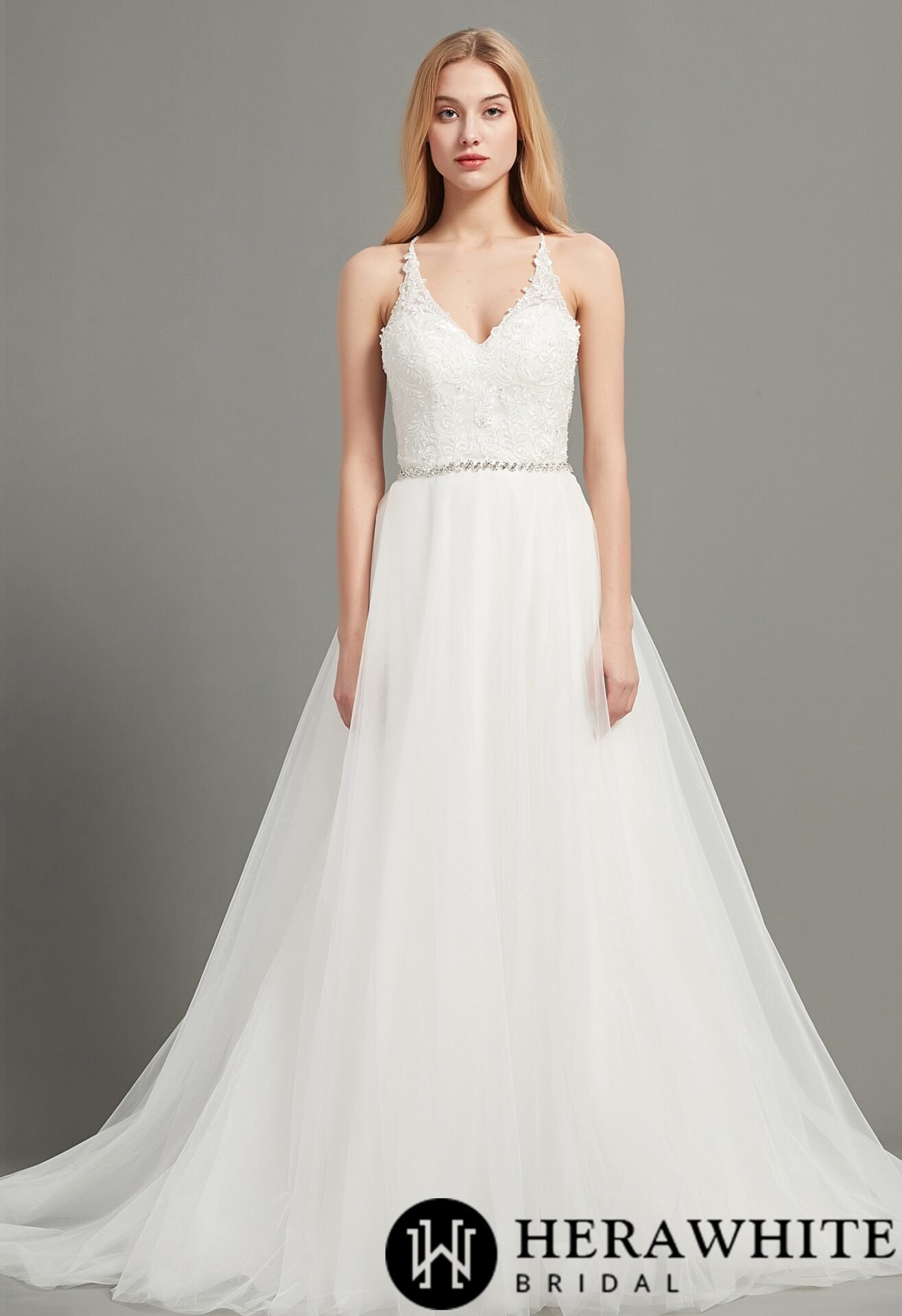 Robe De Mariée Romantique Brodée