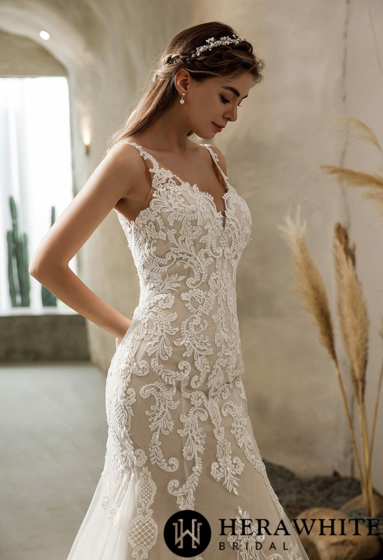 ff531a1f93 | Robes de Mariée | Comtesse Mariage Robe de Mariée Sirène Princesse – Image 3