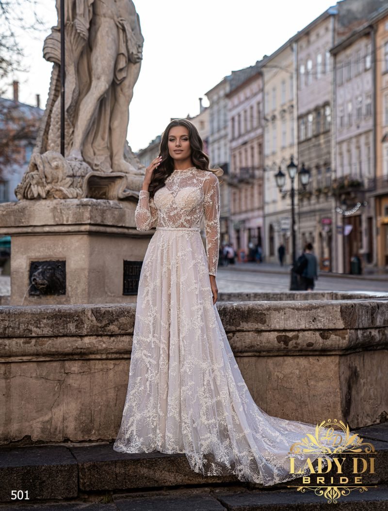 Robe De Mariée Bohème Manche Longue