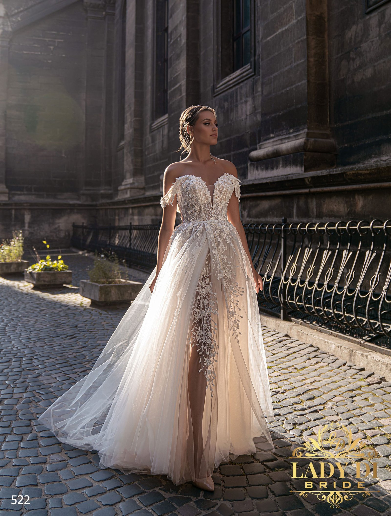wholesale Wedding dress Lady Di Bride 522 1 scaled | Robes de Mariée | Comtesse Mariage Robe De Mariée Sexy Transparente