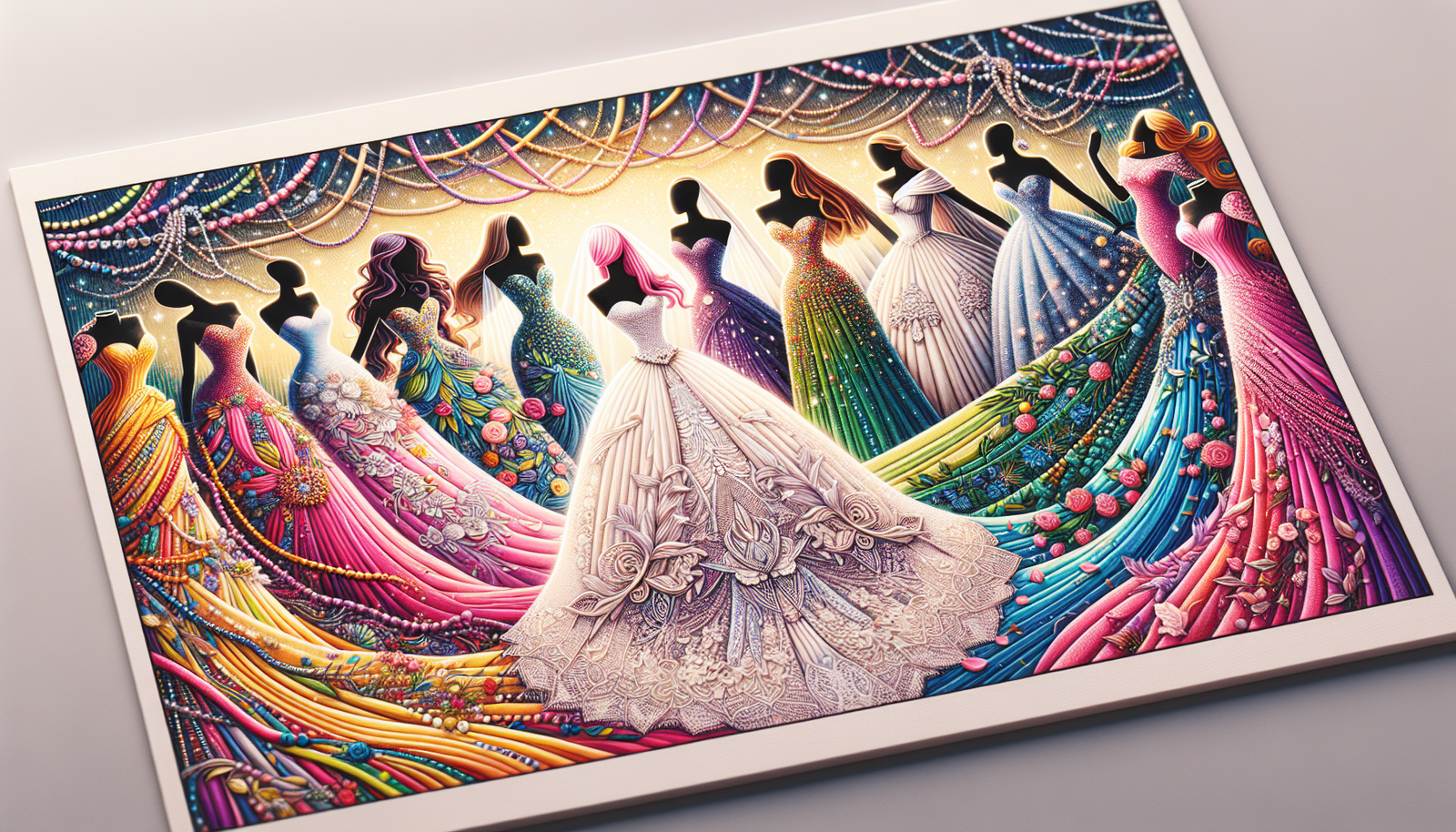 Robe de mariée colorée : osez l'originalité !