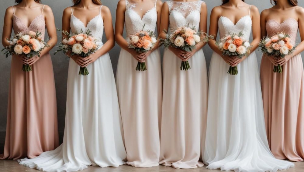 comment assortir votre bouquet a votre tenue de mariage freepik 202505151340 | Robes de Mariée | Comtesse Mariage