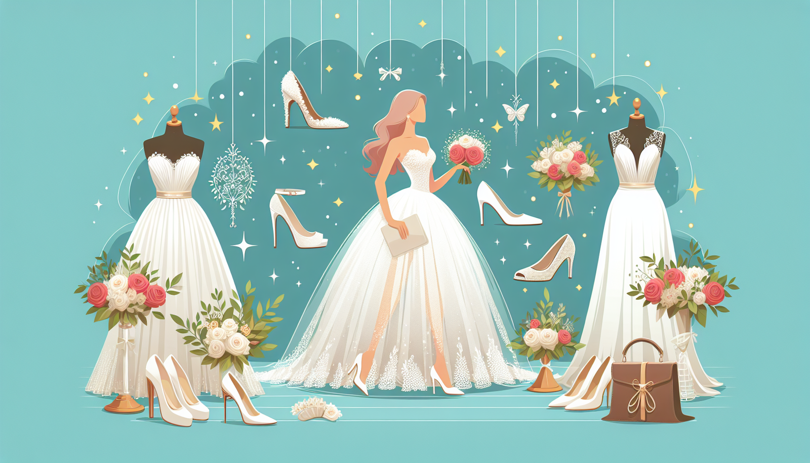 Comment choisir ses chaussures de mariage en fonction de sa robe ?