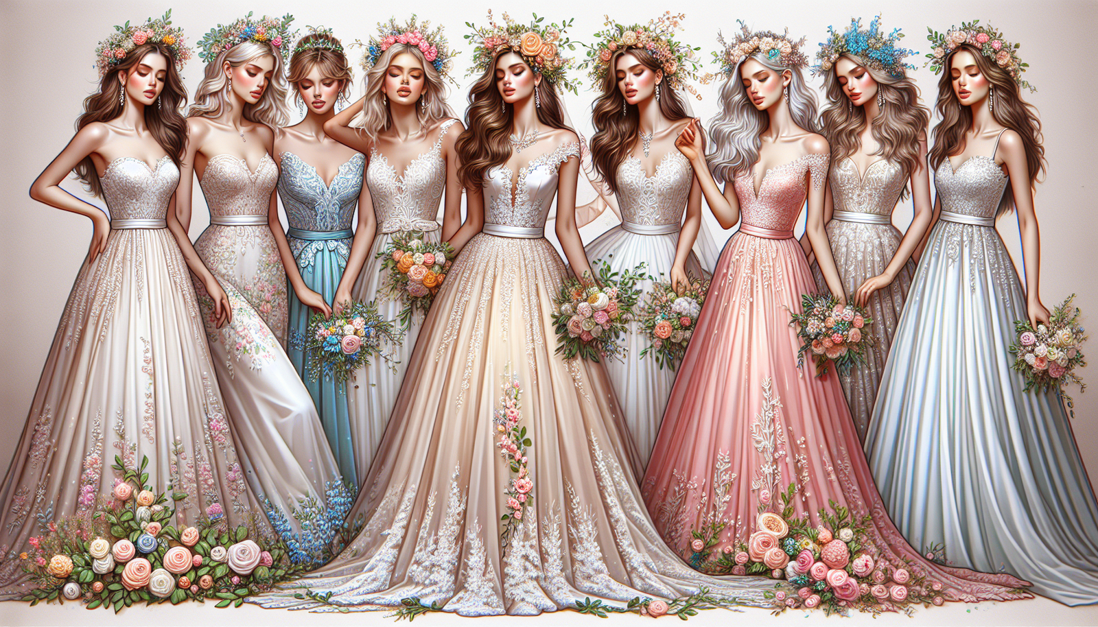 Les plus belles robes de mariée pour un mariage civil en été