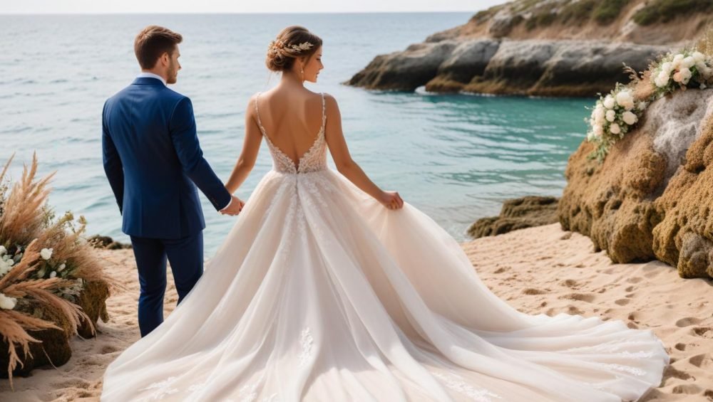 mariage au bord de la mer conseils mode et organisation freepik 202505201437 | Robes de Mariée | Comtesse Mariage