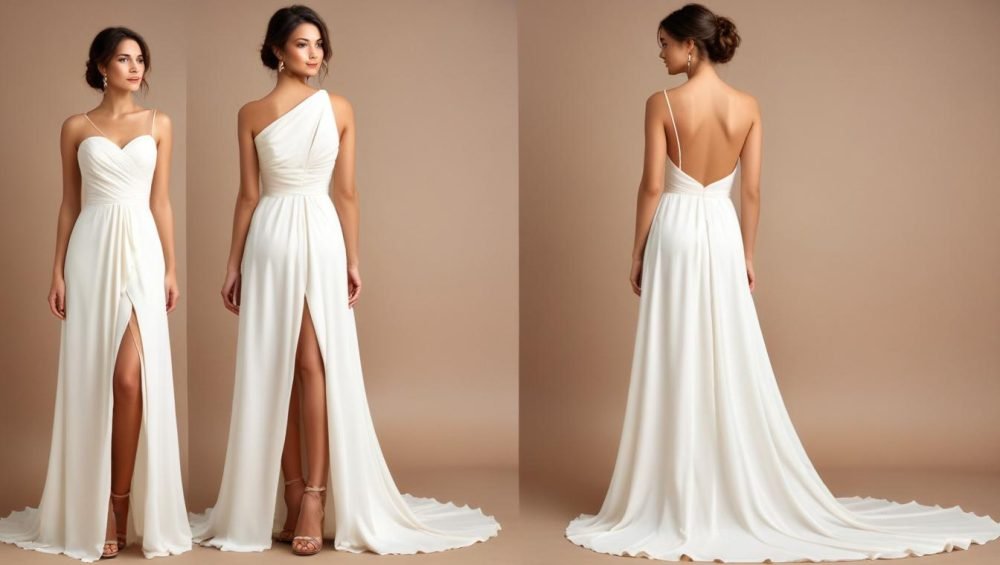 robe de mariee asymetrique osez la difference freepik 202505211233 | Robes de Mariée | Comtesse Mariage