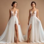 robe de mariee avec des jeux de transparence la sensualite subtile freepik 202505070237 | Robes de Mariée | Comtesse Mariage