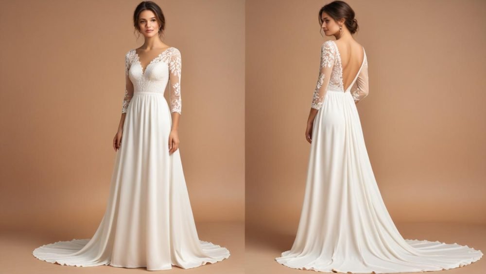 robe de mariee avec manches elegance et confort freepik 202505181127 | Robes de Mariée | Comtesse Mariage robe de mariee avec manches elegance et confort freepik 202505181127 | Robes de Mariée | Comtesse Mariage