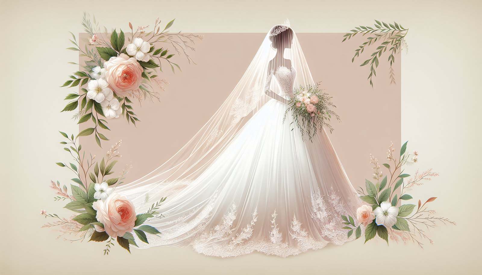 robe de mariee avec un long voile le summum du romantisme 202505022015 | Robes de Mariée | Comtesse Mariage Robe de mariée avec un long voile : le summum du romantisme