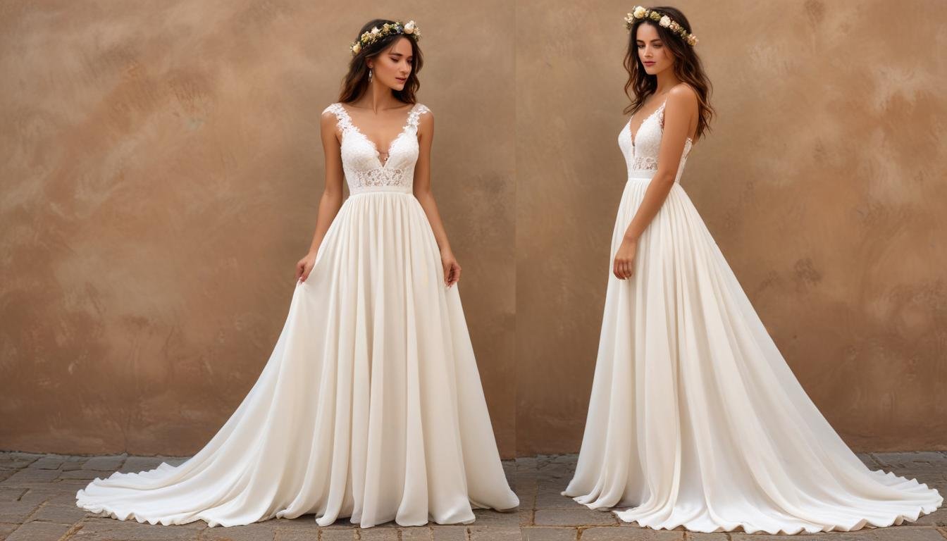 Robe de mariée bohème : le style qui fait chavirer les cœurs
