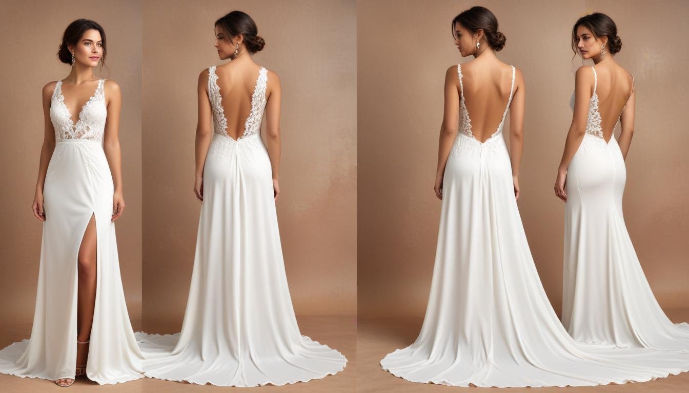 Robes de mariée à dos nu : sexy et sophistiquées