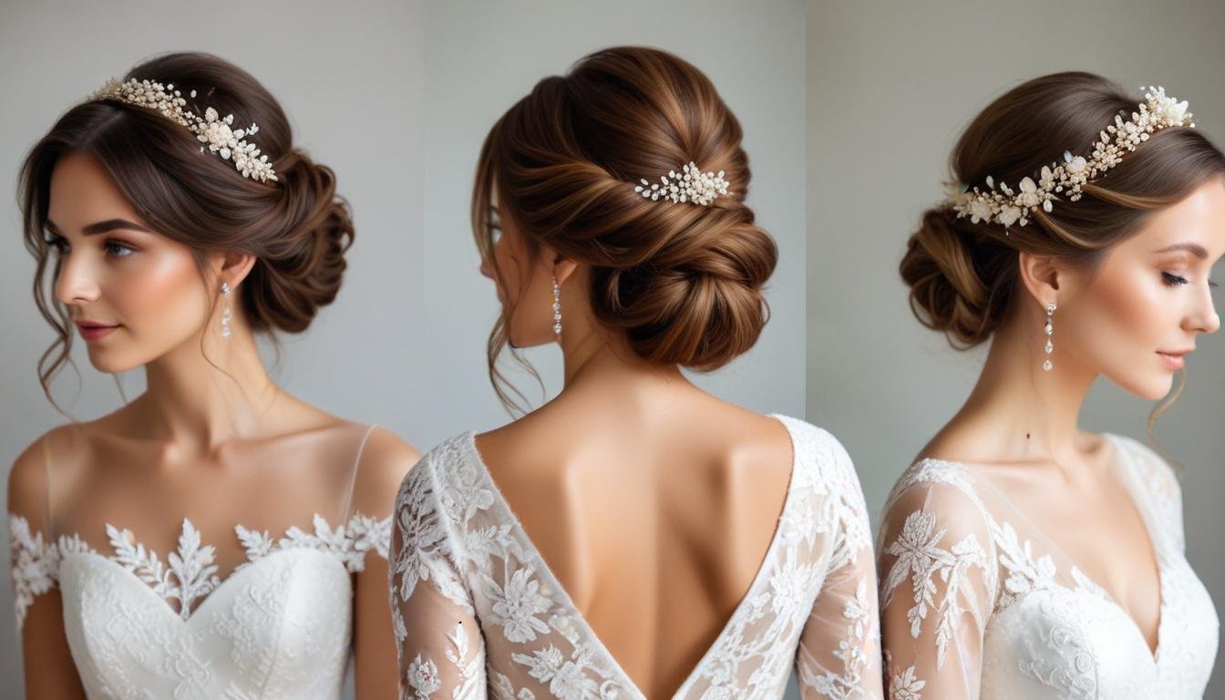 top 10 des coiffures de mariage a adopter en 2025 freepik 202505151030 | Robes de Mariée | Comtesse Mariage Top 10 des coiffures de mariage à adopter en 2025